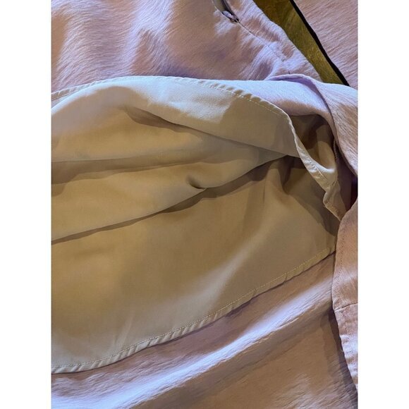 WISH Rise Purple One Shoulder Tie Waist‎ Asymmetrical Mini Dress Size S - Picture 10 of 11